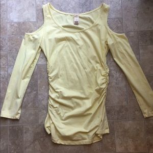 Light Yellow Visible Shoulder Long Sleeve